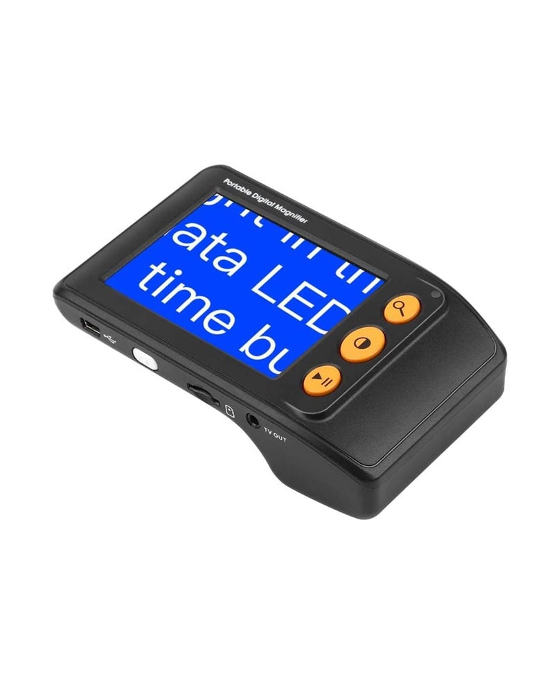 Eyoyo Portable Digital Video Magnifier Electronic Reading Aid 35 Inch LCD Screen for Low Vision 2x25x Zoom Foldable Handle